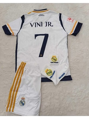 Candy Cup R.e.a.l.m.a.d.r.i.d 2023/2024 Yeni Sezon Vini Jr Çocuk Forması 4'lü Set (Armalı)