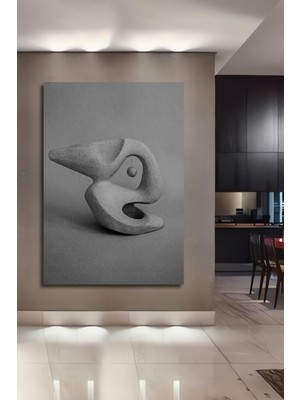 Teona Ahşap Dekoratif Ahşap Dikdörtgen Tablo Soyut Heykel Çerçeve Görünümlü