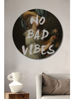 Teona Ahşap Dekoratif Ahşap Yuvarlak Tablo Antik Zarafet