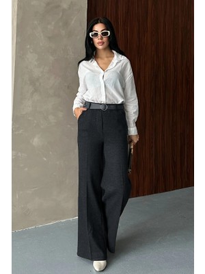 Mery Mery Boutique Kemerli Pamuklu Vintage Kadın Pantolon