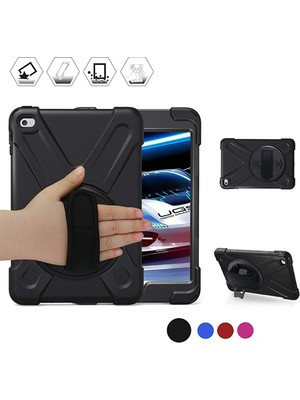 OEM Ipad Mini 4/ 5 Shockproof 3 Katmanlı Standlı Zırh KILIF-(5775) - ME0028-5VCWM8