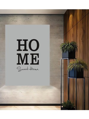 Teona Ahşap Dekoratif Ahşap Dikdörtgen Tablo Ev Tatlı Ev