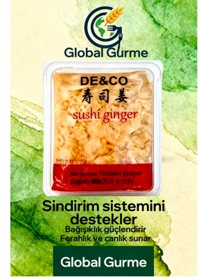 Deco De&co Sushi Pickled Ginger Zencefil Turşusu 1500 Gr.-Globalgurme-