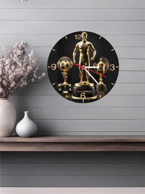 Altınuç Art Design 3D Görünümlü Ahşap Duvar Saati V11 24X24 cm