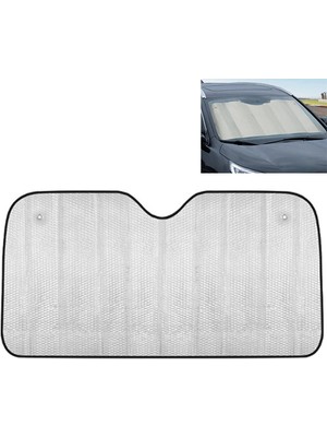 OEM Ally 5 Katmanlı Alüminyum Katlanabilir Araç Ön Cam Güneşliği -140X70 Isı Yal - ME0028-5VBQO