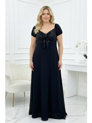 Florance Tekstil Büyük Beden Asina Abiye