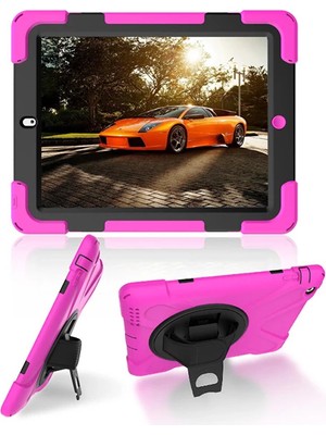 OEM Ipad 2/ipad 3/ipad 4/shockproof 3 Katmanlı Standlı Zırh KILIF-(5775) - ME0028-5VCWN9