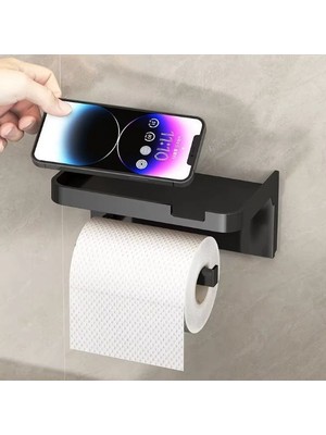 AlanSansli Marelli Fondo Telefon Raflı Telefon Koyma Hazneli Tuvalet Wc Kağıtlığı Kağıtlık