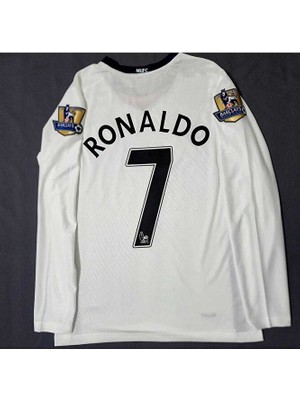 Candy Cup M.unitedd 2008 Moskova Şampiyonlar Ligi Finali Cristiano Ronaldo Forması (White)