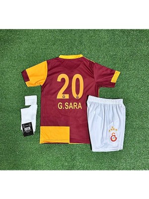 Candy Cup G'â.l.a.t.â.s.a.r.â.yy 2025/26 5 Yıldızlı Gabriel S.a.r.a Iç Saha Parçalı Çocuk Forması 4'lü Set