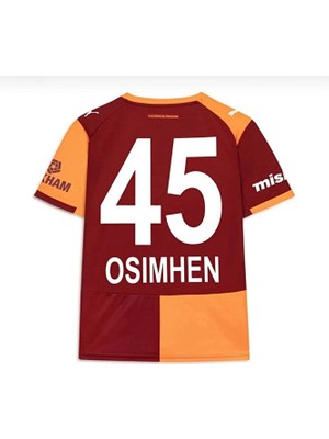 Candy Cup Gâlâtâsârây-45 Numara Osîmhên 5 Yıldızlı New Sezon 25/26 Parçalı Futbol Forması Pasifik