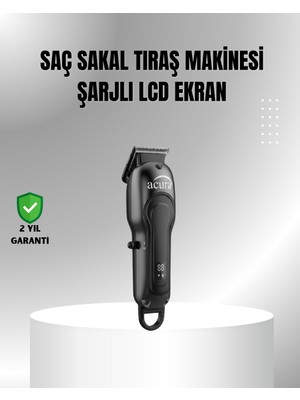 Bi Dünya Shop 7000 Rpm Güçlü Motorlu LCD Göstergeli Şarjlı Tıraş Makinesi - UD001X-50KKE6