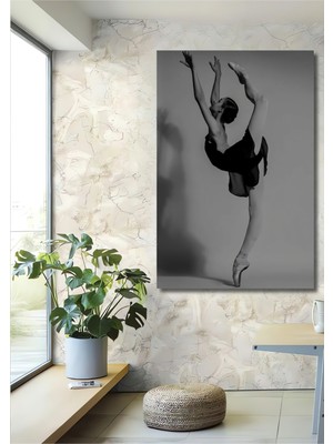 Teona Ahşap Dekoratif Ahşap Dikdörtgen Tablo Zarif Dansçı