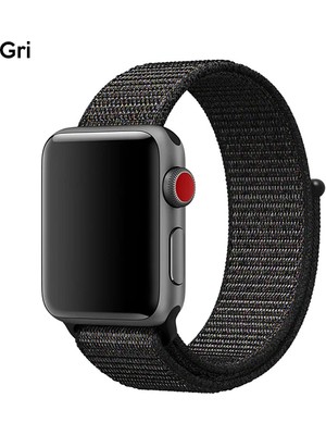 Sbusshop Ally Apple Watch 7-8 41MM 6-5-4 40MM Nylon Loop Spor Kayış Kordon 3-2-1 38MM-(5775 - SB001M-49VWW