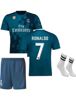Candy Cup Cristiano Ronaldo 2018 Efsane Rövaşata Çocuk Forması 4'lü Set