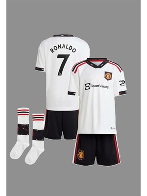Candy Cup Cristiano Ronaldo 2021-22 Sezonu Manchester/united Çocuk Forması 4'lü Set