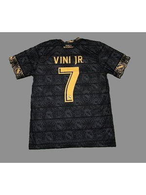 Candy Cup V'inicius Jr 2023/2024 Sezonu Özel Konsept Reeal-Madrid Siyah Yetişkin Forması13