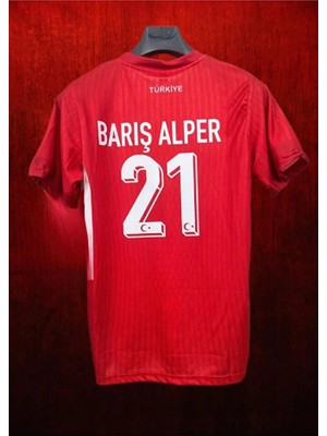 Candy Cup Türkiye Euro 2024 Barış Alper Yılmaz Forması (Kırmızı)