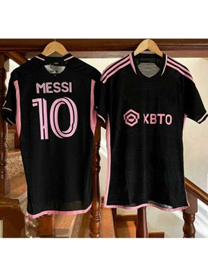 Candy Cup Miami 2023/24 Yeni Sezon Lionel Messi Deplasman Forması (Black)