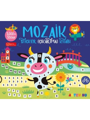 Mozaik Sticker Çıkartma Kitabı - Lacivert