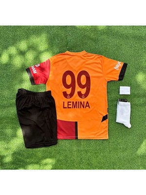 Candy Cup G'âlatâsarây 2024/25 Iç Saha Parçalı L'e.m.i.n.a Çocuk Forması 4'lü Set
