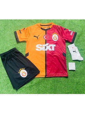 Candy Cup Galatasaray Isimsiz 5 Yıldızlı Yeni Sezon 2025.2026 Parçalı 4lü Set Forması