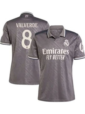 Candy Cup R.e.a.l Madridd 2024/25 Yeni Sezon Federico Valverde Alternatif Forması (Thırd Shırt)