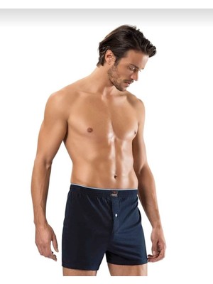 Erdem 1400 Erkek Penye Düz Renk Boxer 6 Adet