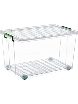 Loremp Mega Plastik Tekerli Saklama ve Düzenleme Kutusu 75 Lt.