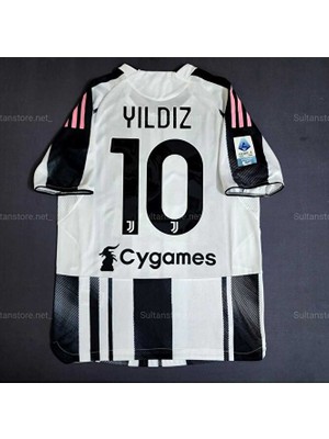 Candy Cup Juventus 2025/26 Yeni Sezon Kenan Yıldız Iç Saha Forması (Yeni)