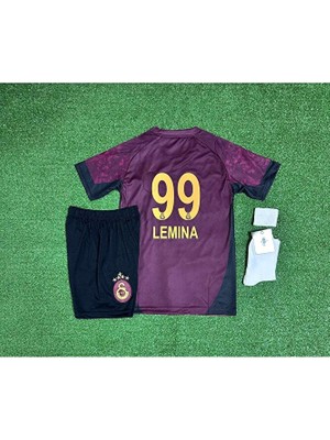 Candy Cup 'gâlatâsarây 2025/26 Yeni Sezon 5 Yıldızlı L'emina Deplasman Çocuk Forması 4'lü Set