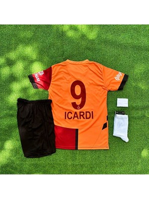 Candy Cup .g'âlatâsarâyy 2024/25 Sezon M.auro I'cardi Parçalı Çocuk Forma 4'lü Set