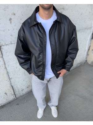 Difransel Jeans Bomber Deri Ceket