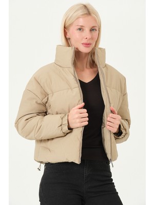 Pique ZETA KADIN MONT Şişme Kadın Crop Mont