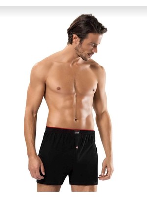 Erdem 1400 Erkek Penye Düz Renk Boxer 6 Adet