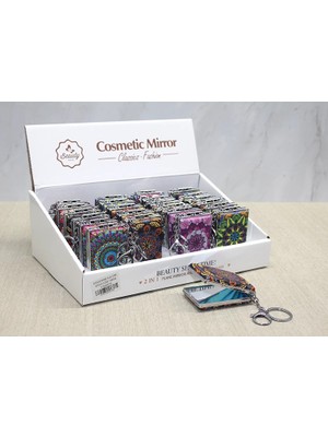 Taşlı El Aynası Anahtarlık ALK3768 Modern Asır. (9380)