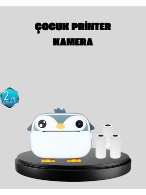 Mini Çocuk Kamera Anında Baskı Özellikli Hd Video Termal Yazıcılı