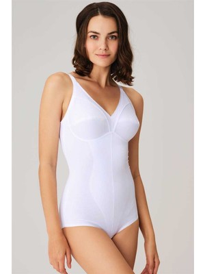 Beruflic Kadın Toparlayıcı Vücut Inceltici Dikişli Alttan Kancalı Sıkı Badi Korse