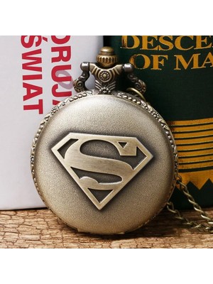 Süpermen Tasarımlı Köstekli Saat Dinç Store