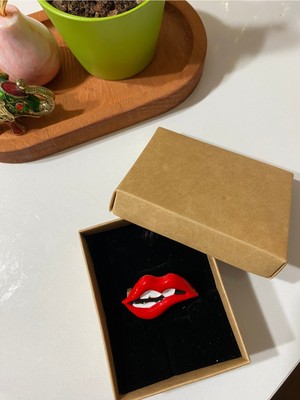 Pulinin Dükkanı Ressam, Palet, Balerin, Vav, Dünya, Astronot, Makyöz, Kiss, Love, Dudak, Nazar Boncuğu Broşları