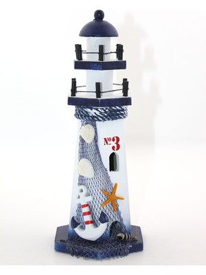 Ahşap Marin Deniz Feneri Model 9 Dinç Store