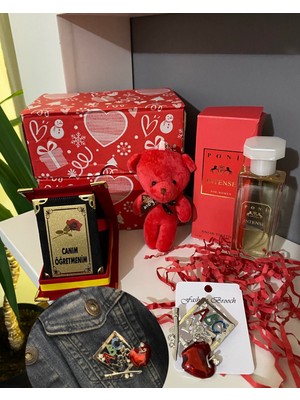 Pulinin Dükkanı Öğretmenler Günü Hediye Kutusu Broş_parfüm_plaket_peluş Anahtarlık