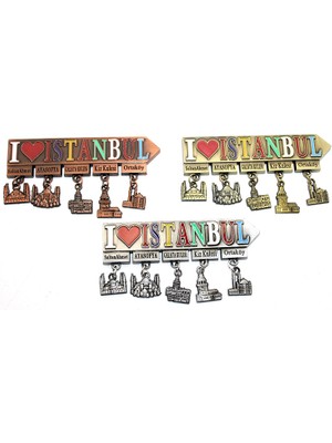 Istanbul Temalı Metal Magnet Model 7 Dinç Store