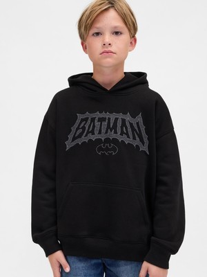 Gap Erkek Çocuk Siyah Vintagesoft Batman Sweatshirt