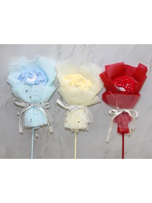 El Örgüsü Tekli Çiçek Buketi Dinç Store