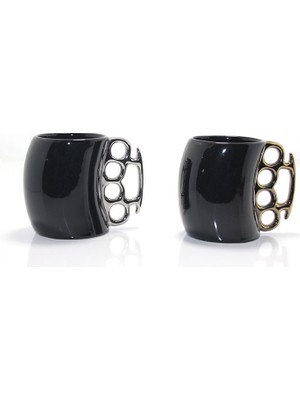 Porselen Muşta Tasarımlı Kupa Bardak Dinç Store