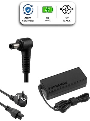 19V 4.74A 5.5 * 2.5mm 90W Toshıba Için Laptop Adaptör Dinç Store