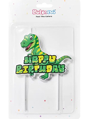 Balonevi Dinazor Şekilli Happy Birthday Mum