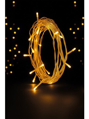 Mistique Home Sarı LED Işık 50'li 3 Metre