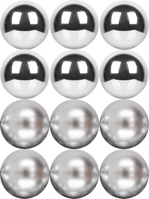 Mistique Home Cici Top 4 cm Gümüş 12'li